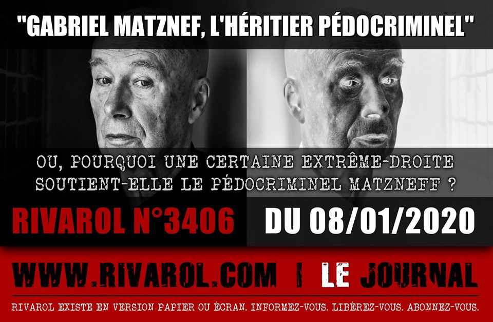 Gabriel Matzneff pédosataniste pédocriminel