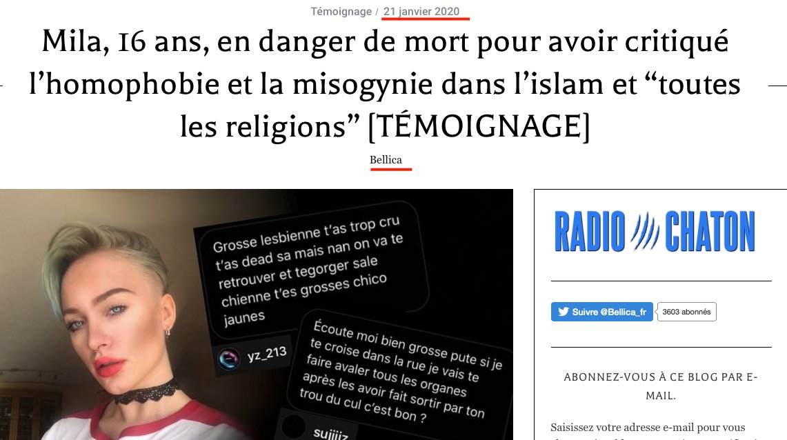 Mila Solveig Mineo #jesuismila