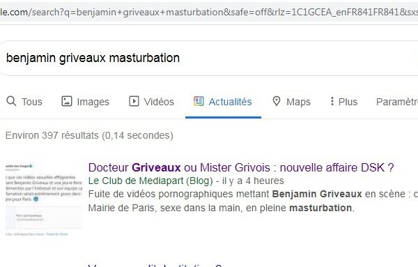 Benjamain Griveaux Masturbation Branler