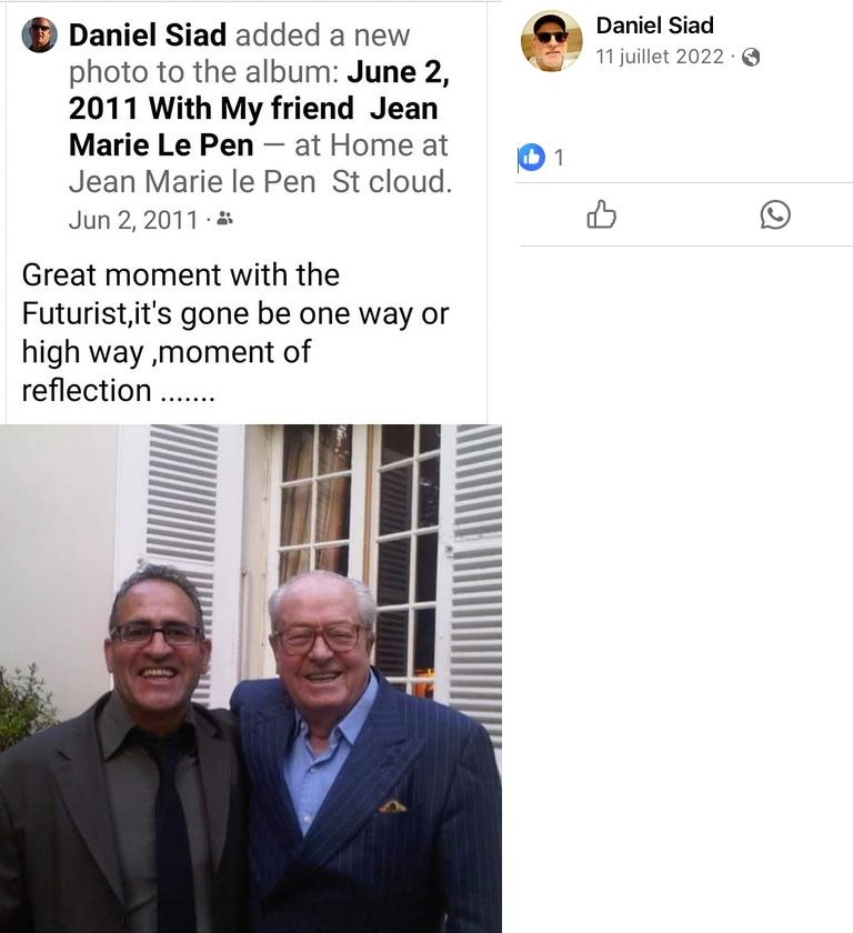 Le Pen Daniel Siad Jeffrey Epstein