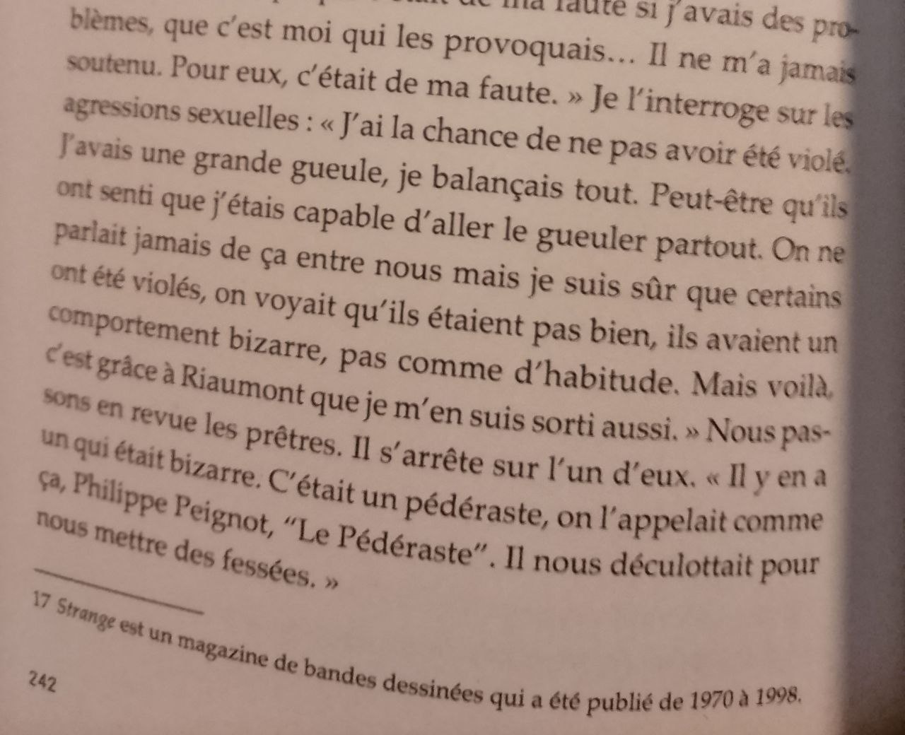 Peignot pédophile FSSPX Vincent Lambert Lefebvre