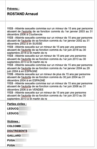 abbé arnaud rostand puga pédophilie FSSPW