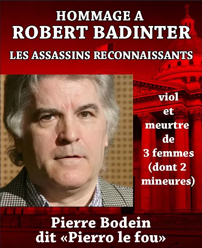 Robert Badinter peine de mort Panthéon prison ouverte